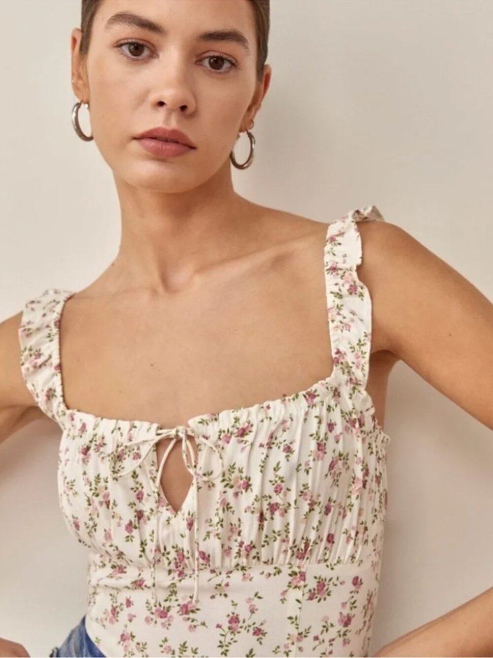 Reformation Cortese Top Boheme Floral tank